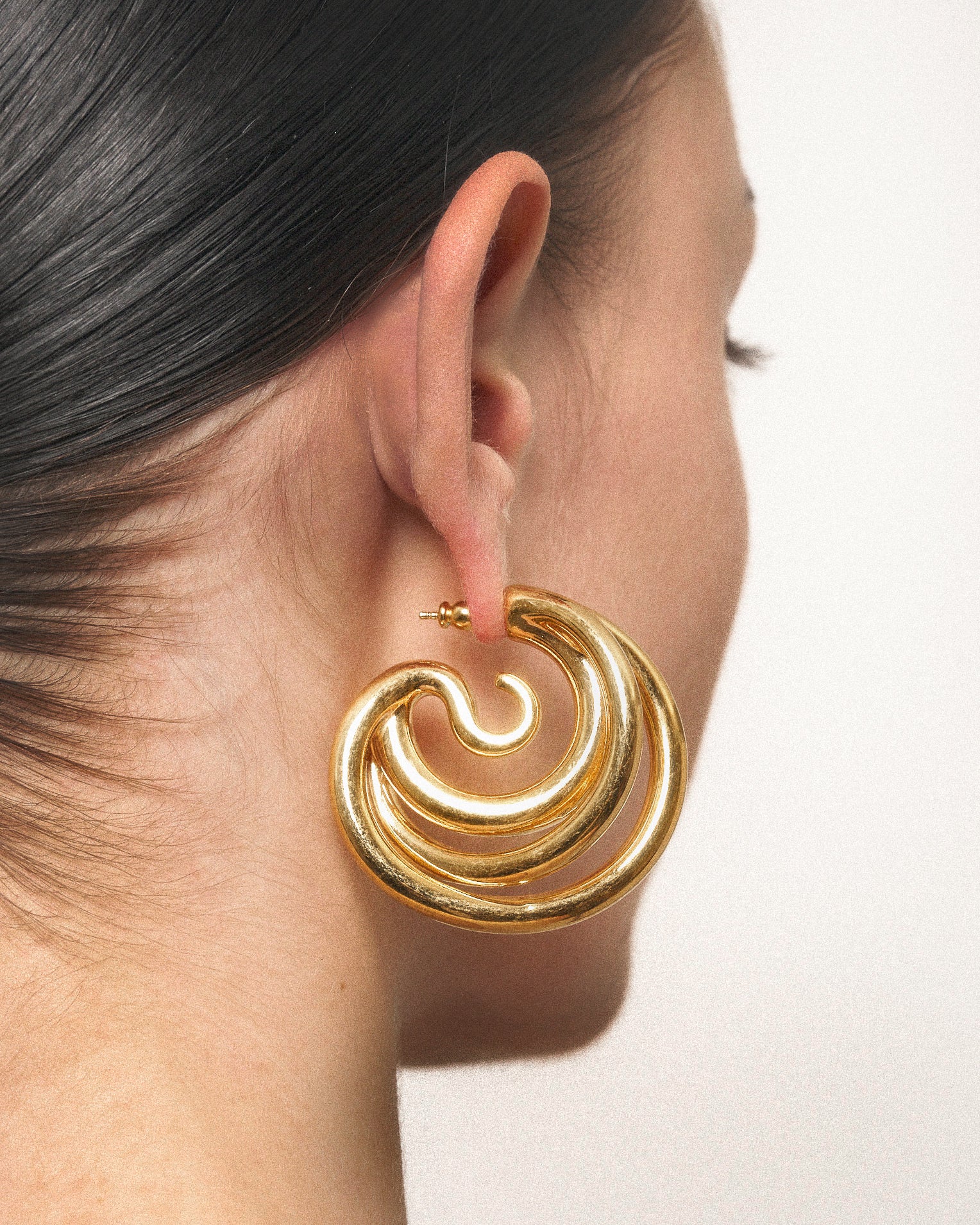 【関税込み】Panconesi ゴールド ラージ Triptych ピアス Panconesi - Triptych Earrings Medium | Panconesi Jewelry