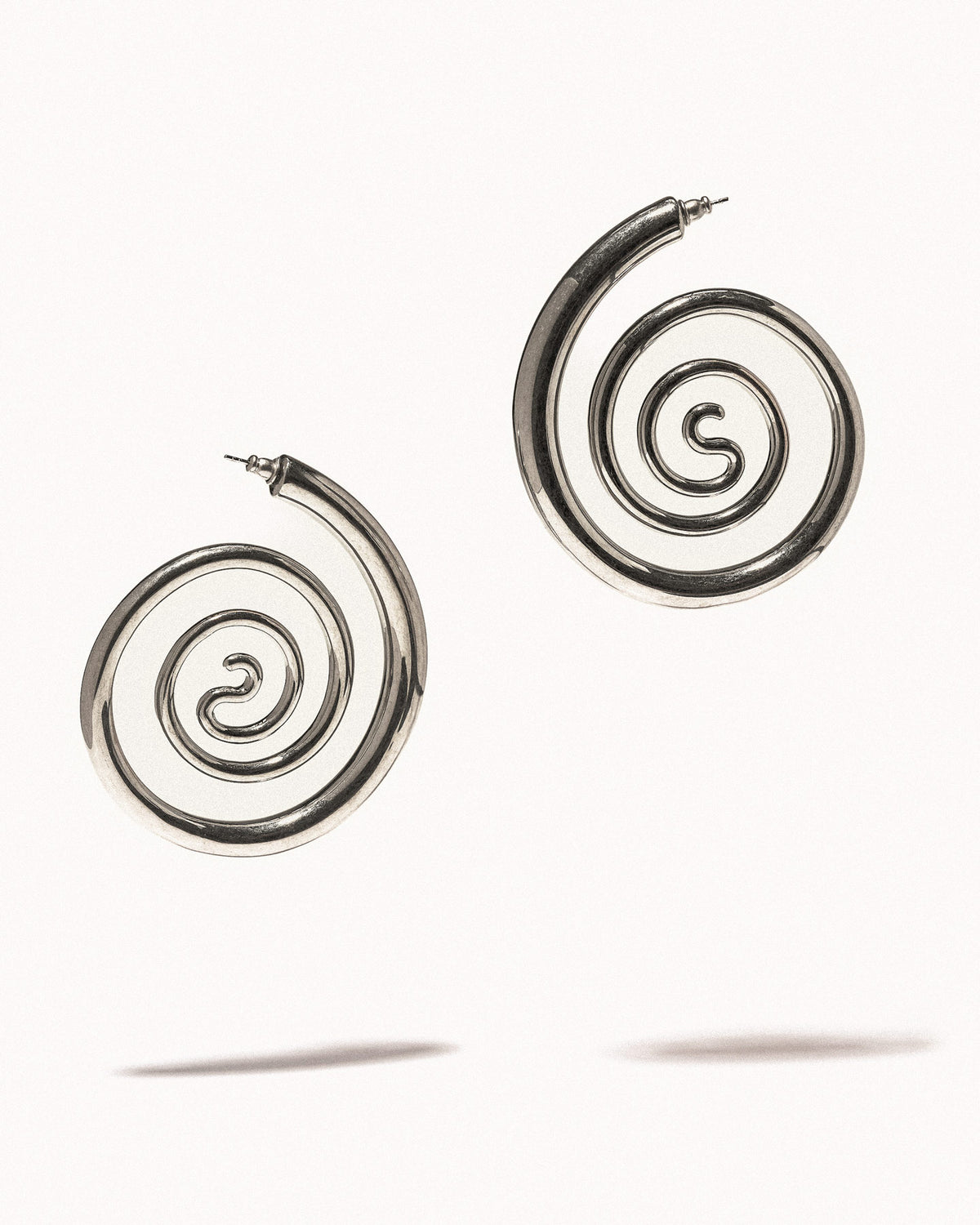 Spiral Serpent Hoops