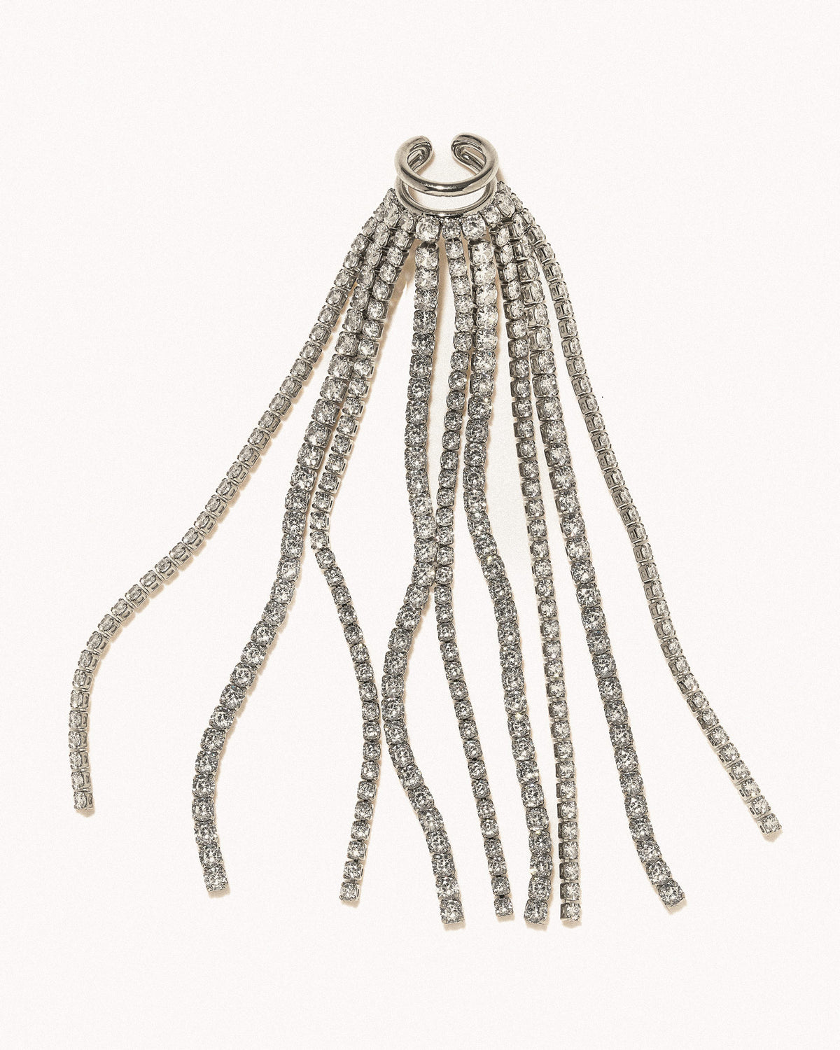 Diamanti Cascade Single Ear Cuff