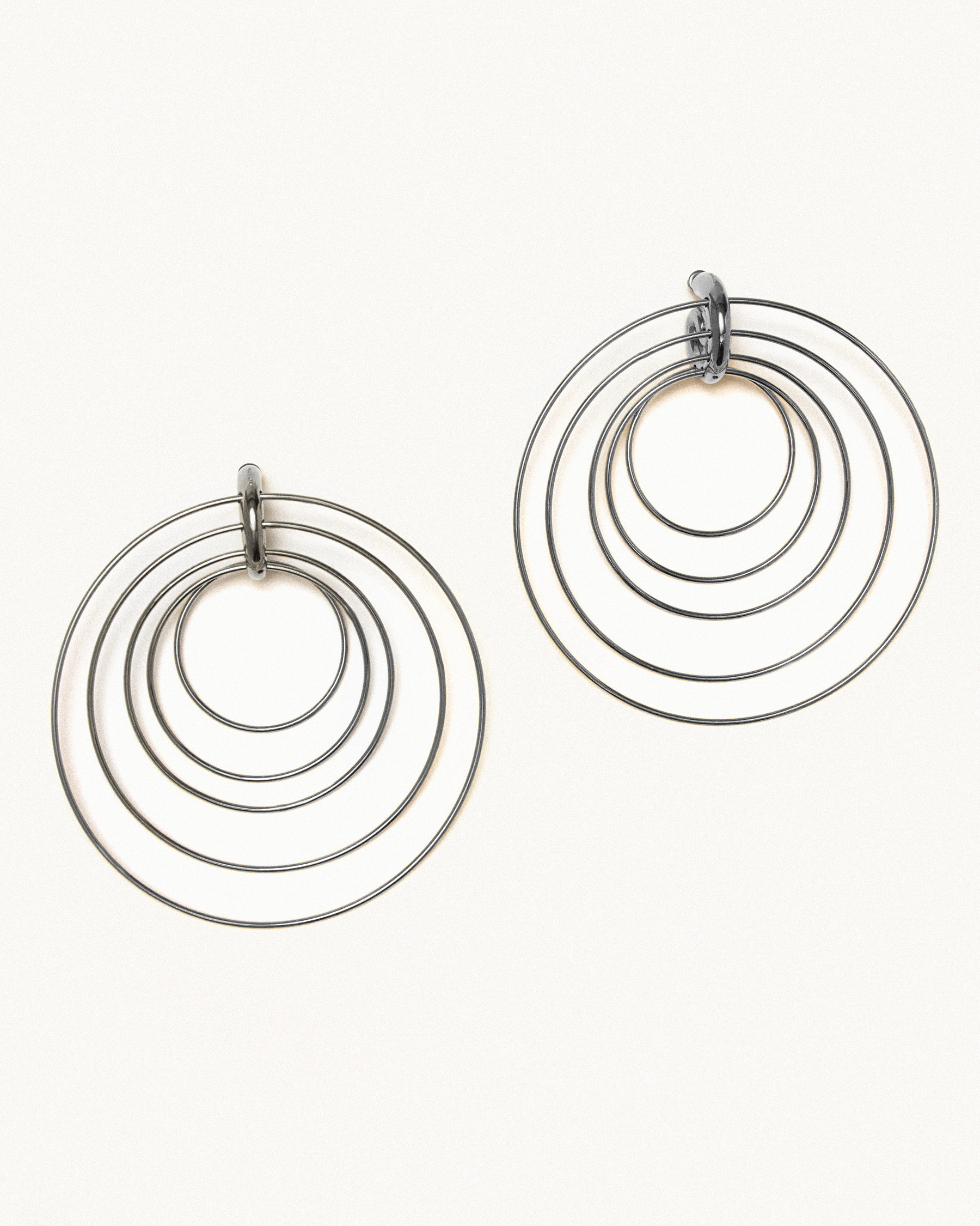Pierced Serpent Hoops Large