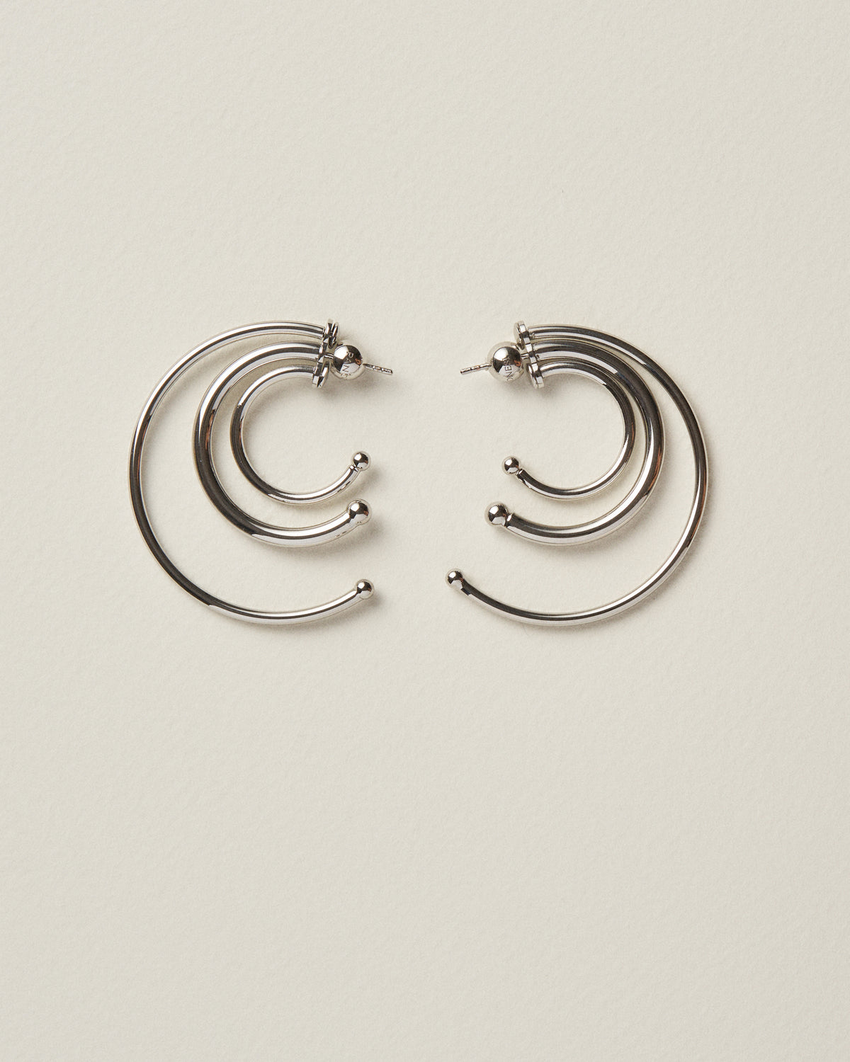 Pierced Solar Hoops Small