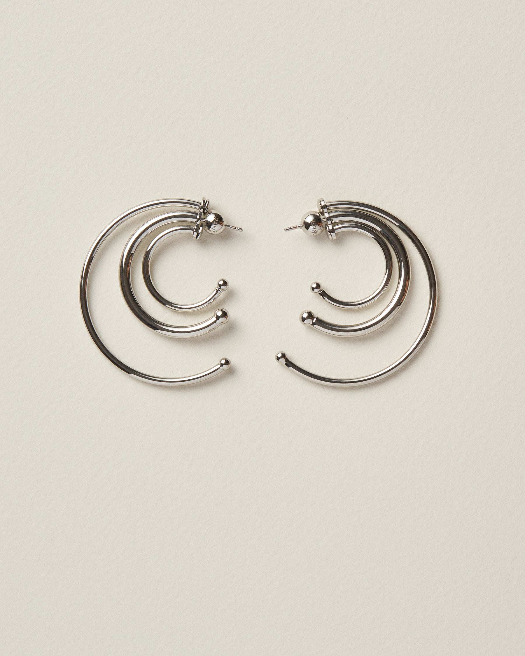 Pierced Solar Hoops Small