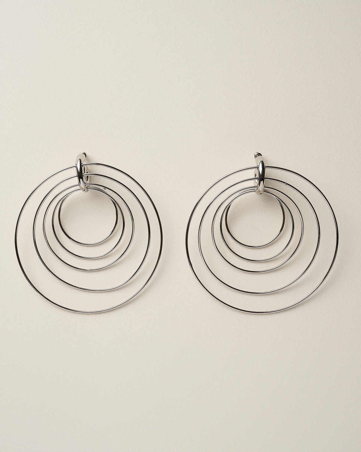 Pierced Serpent Hoops Large