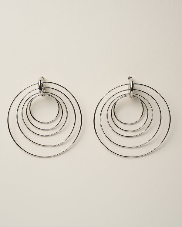 Pierced Serpent Hoops Large
