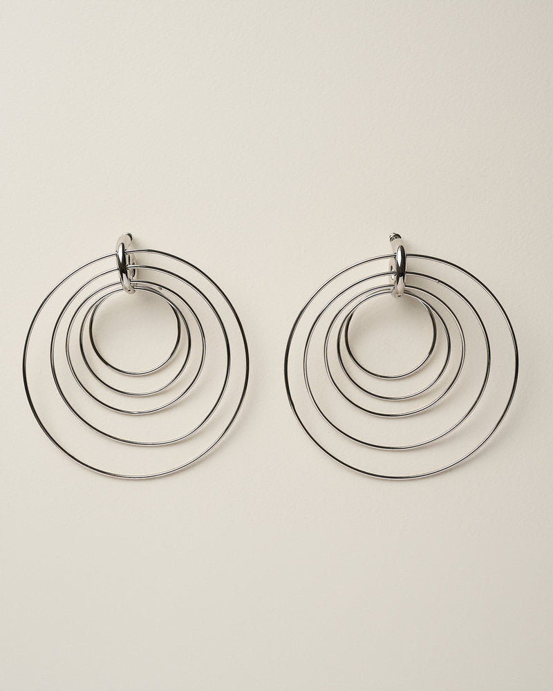 Pierced Serpent Hoops Large