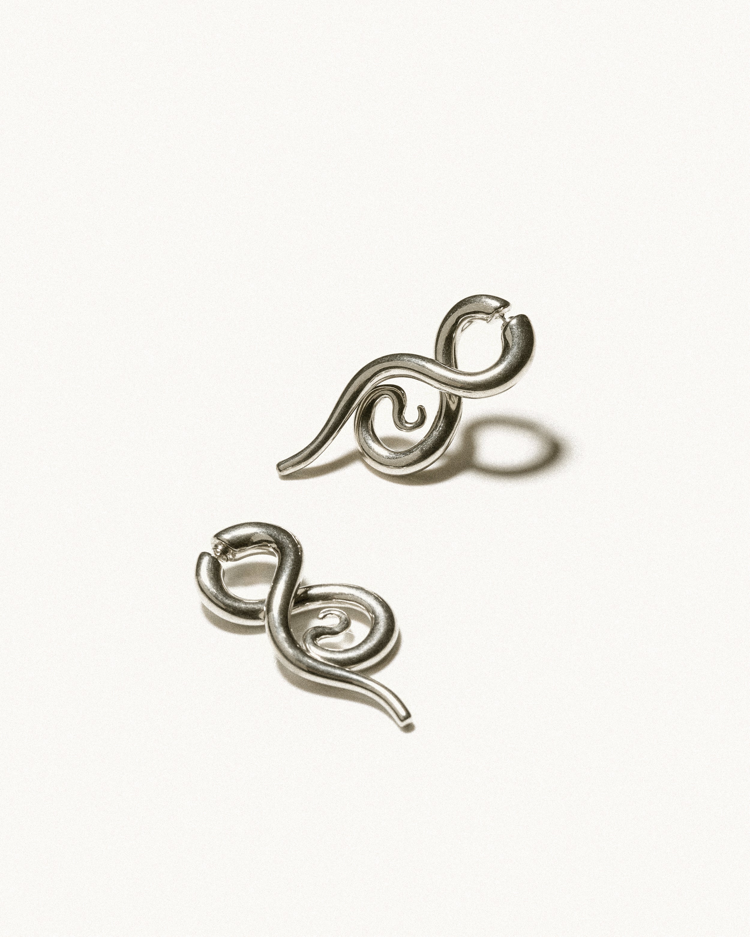 Boa Earrings M Silver