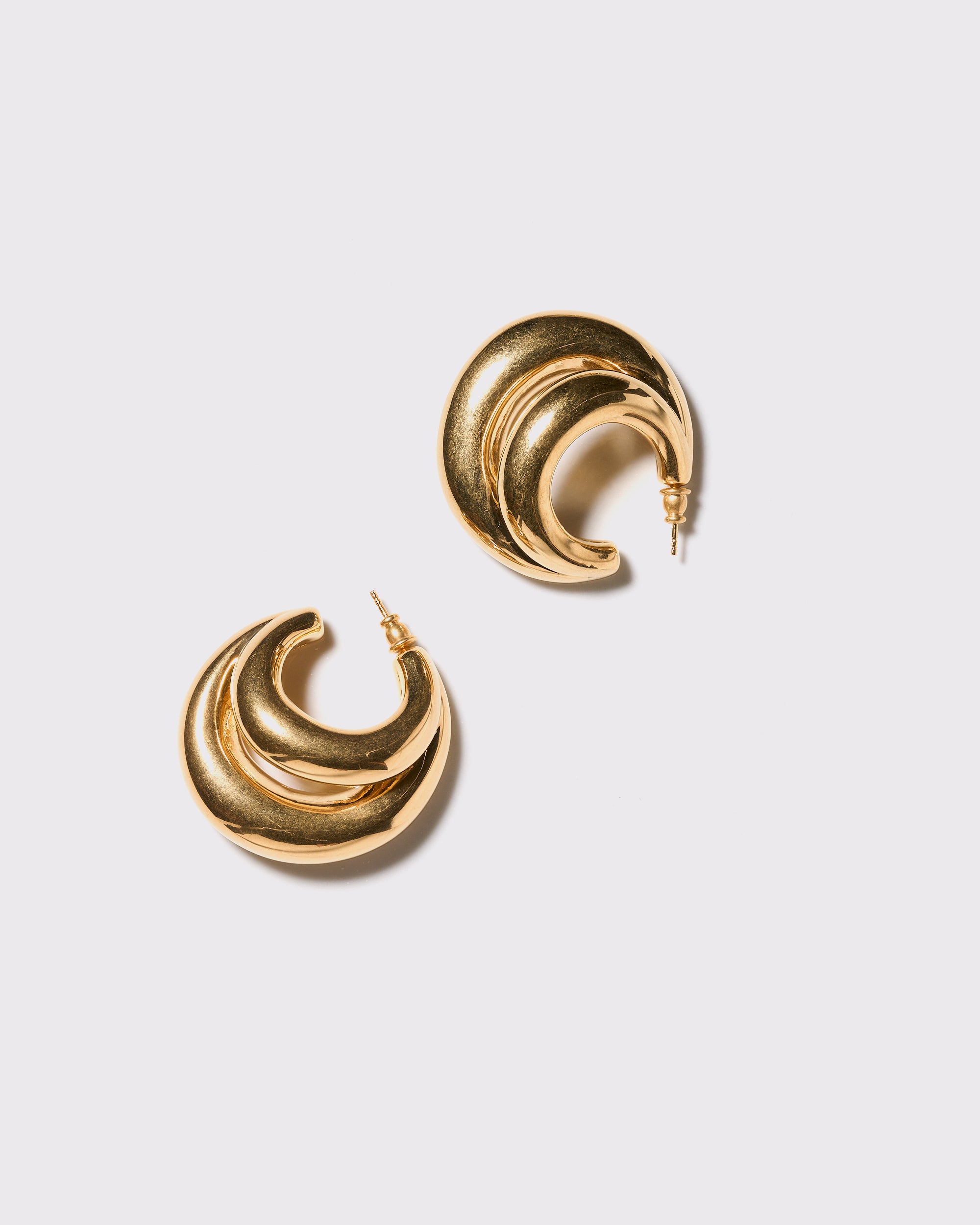 Blow Up Earrings Gold