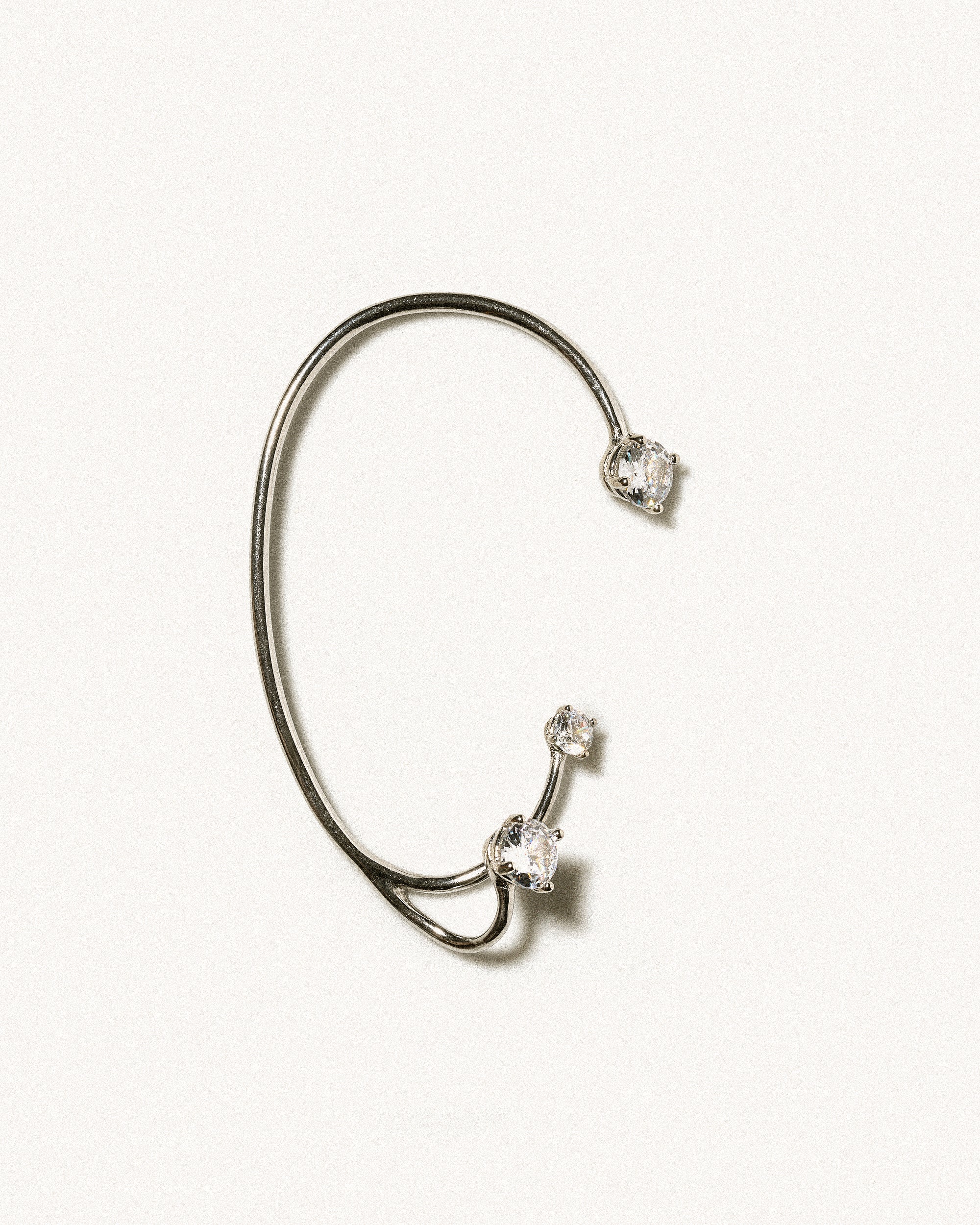 Three Point Ear Cuff Silver