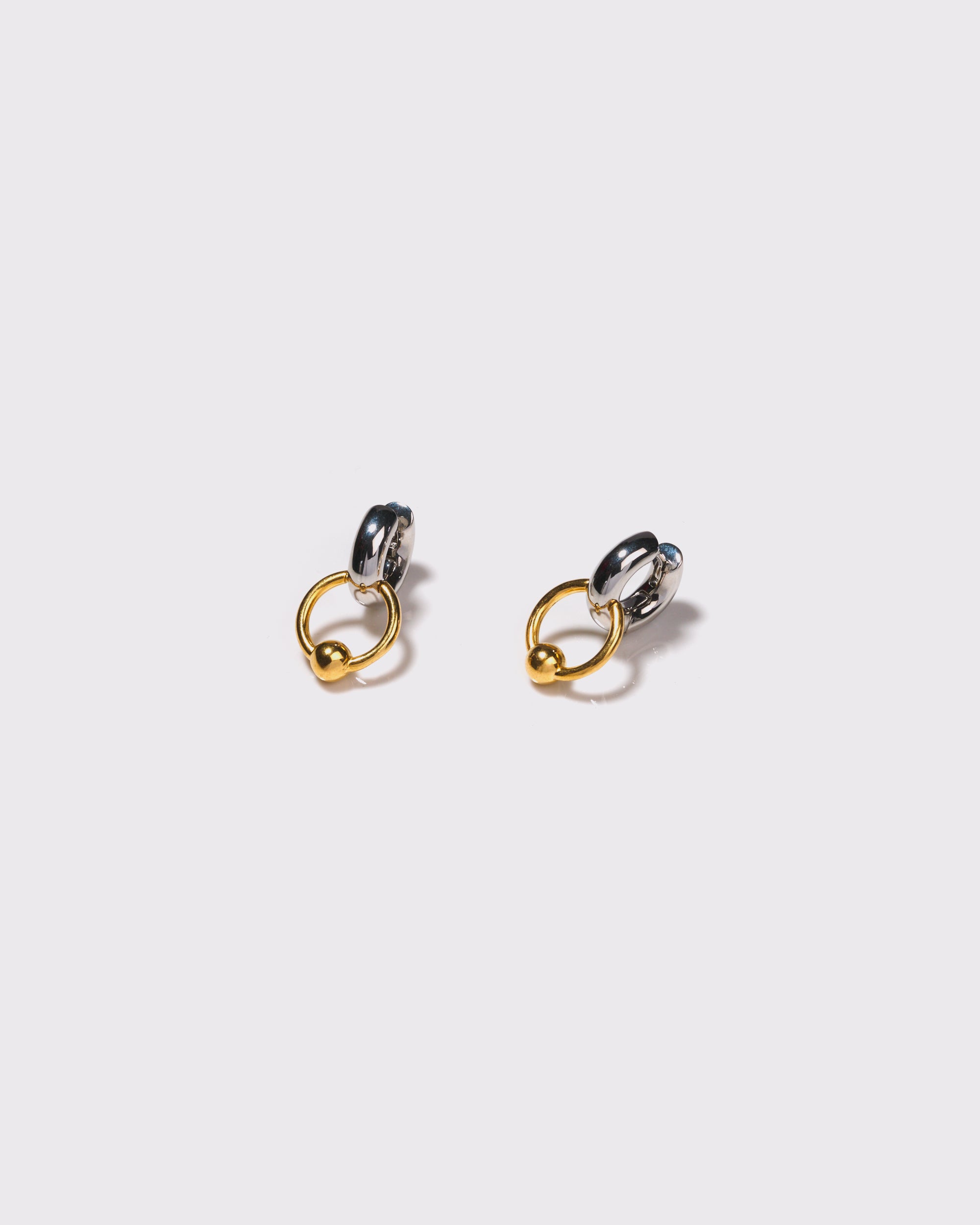 Orbit Hoops Small Gold/Silver