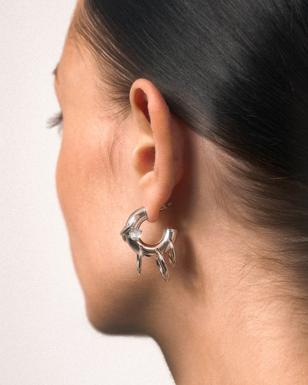 Pierced Hoops