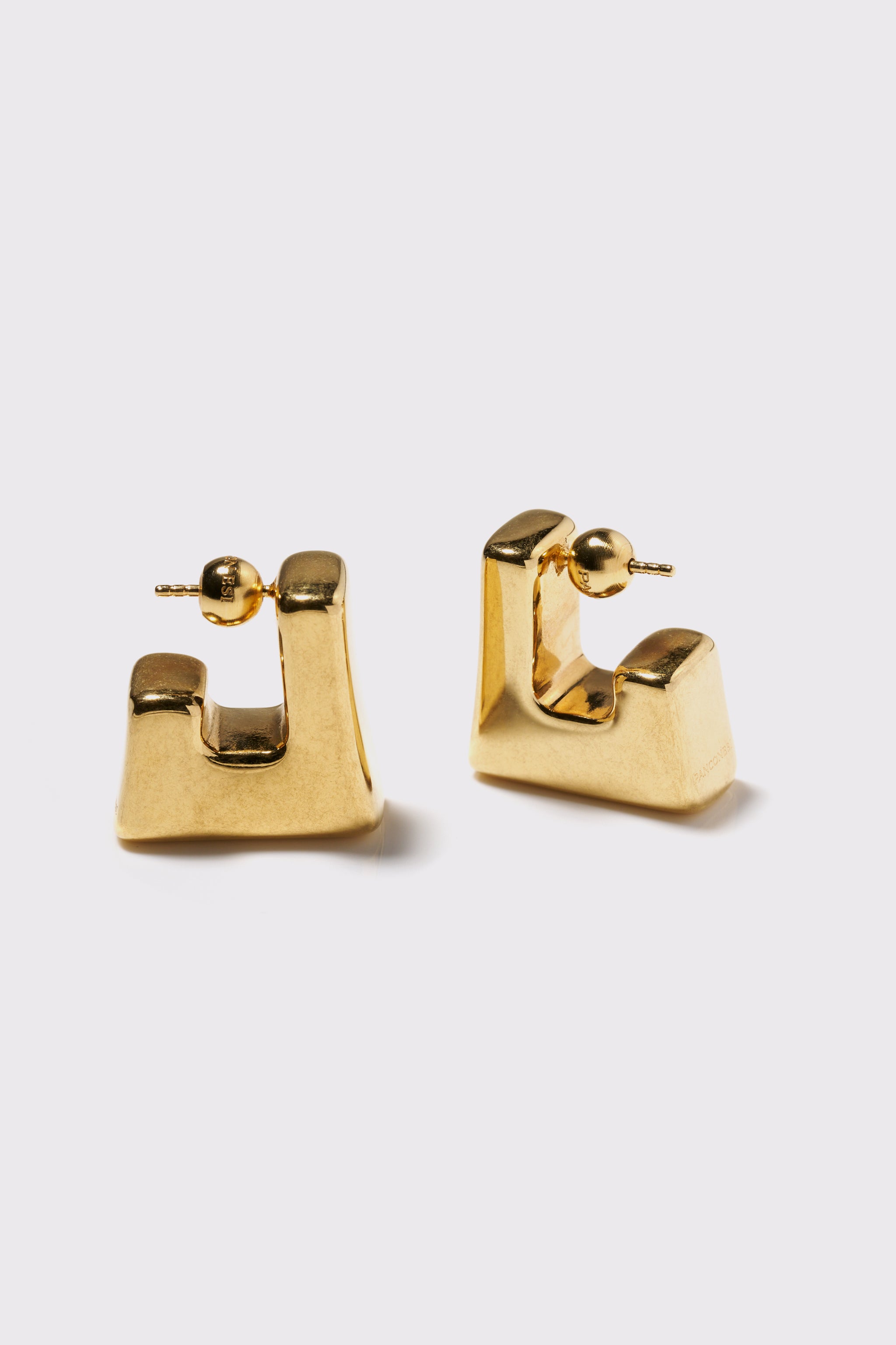 Cubo Earrings Gold