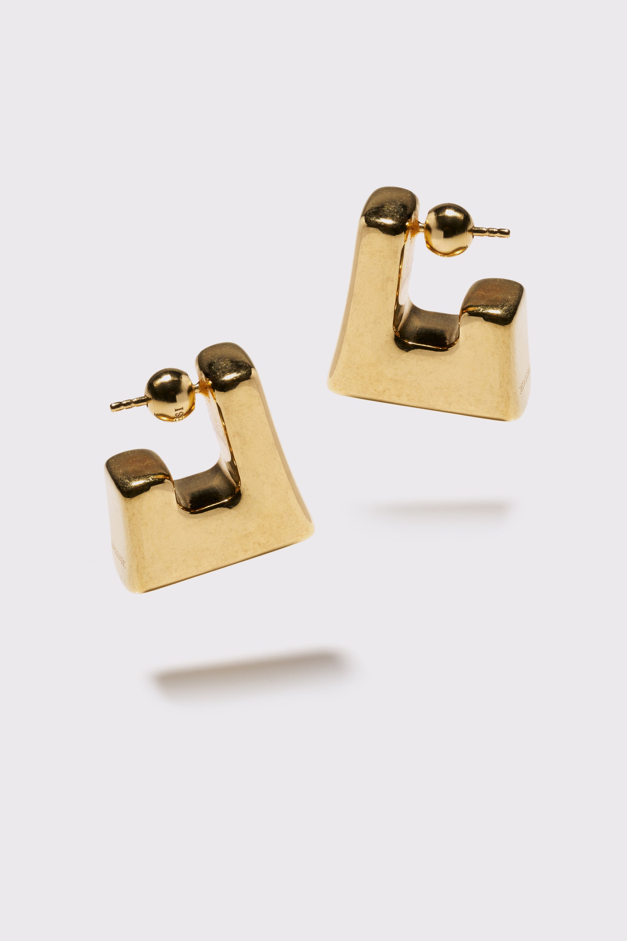 Cubo Earrings Gold