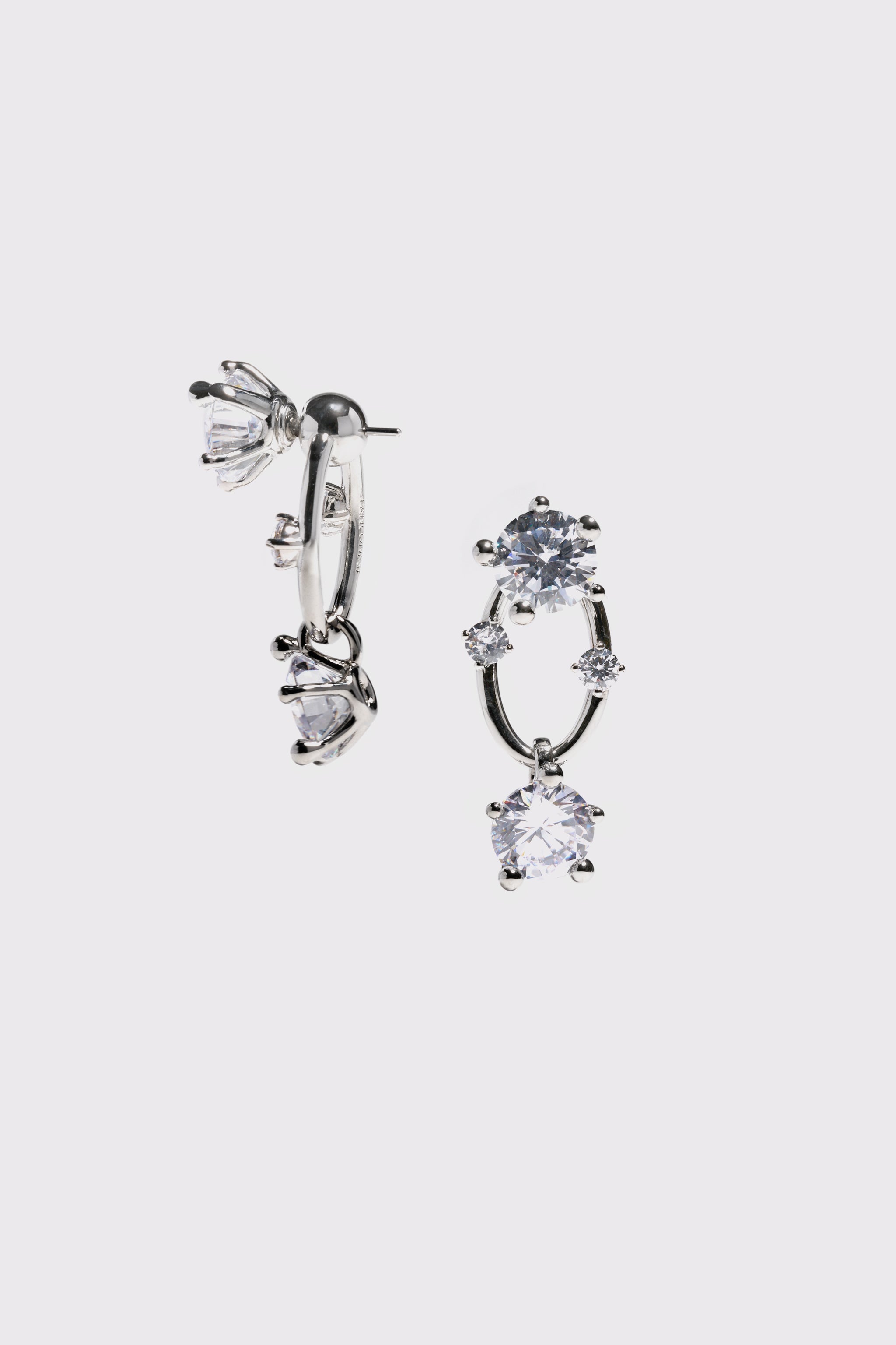 Diamanti Drop Earrings Silver