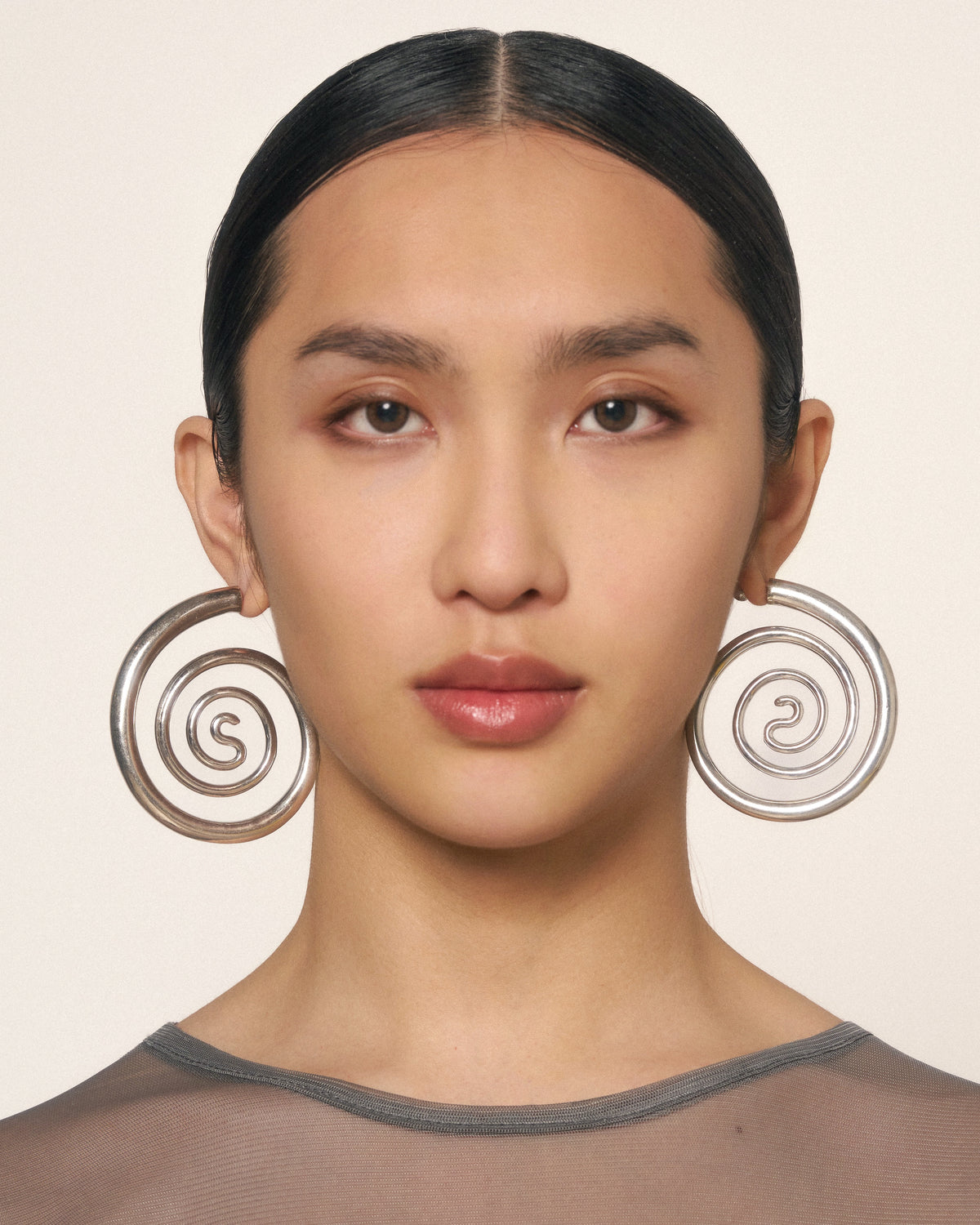 Spiral Serpent Hoops