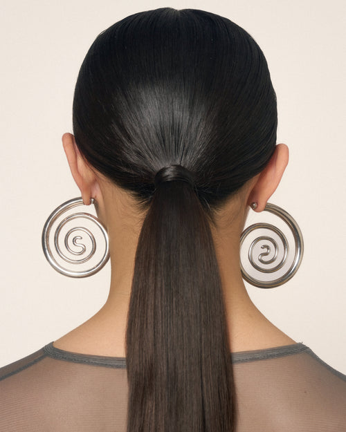 Spiral Serpent Hoops