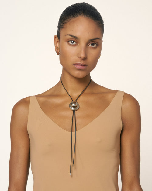 Blow Up Cord Bolo Tie
