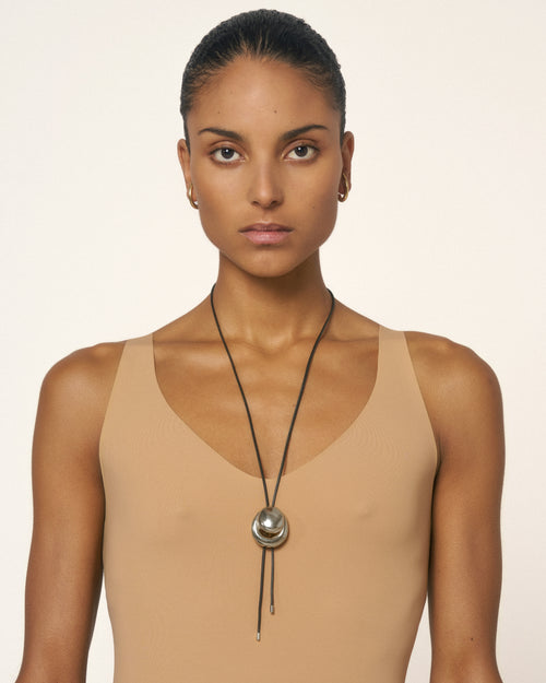 Blow Up Cord Bolo Tie