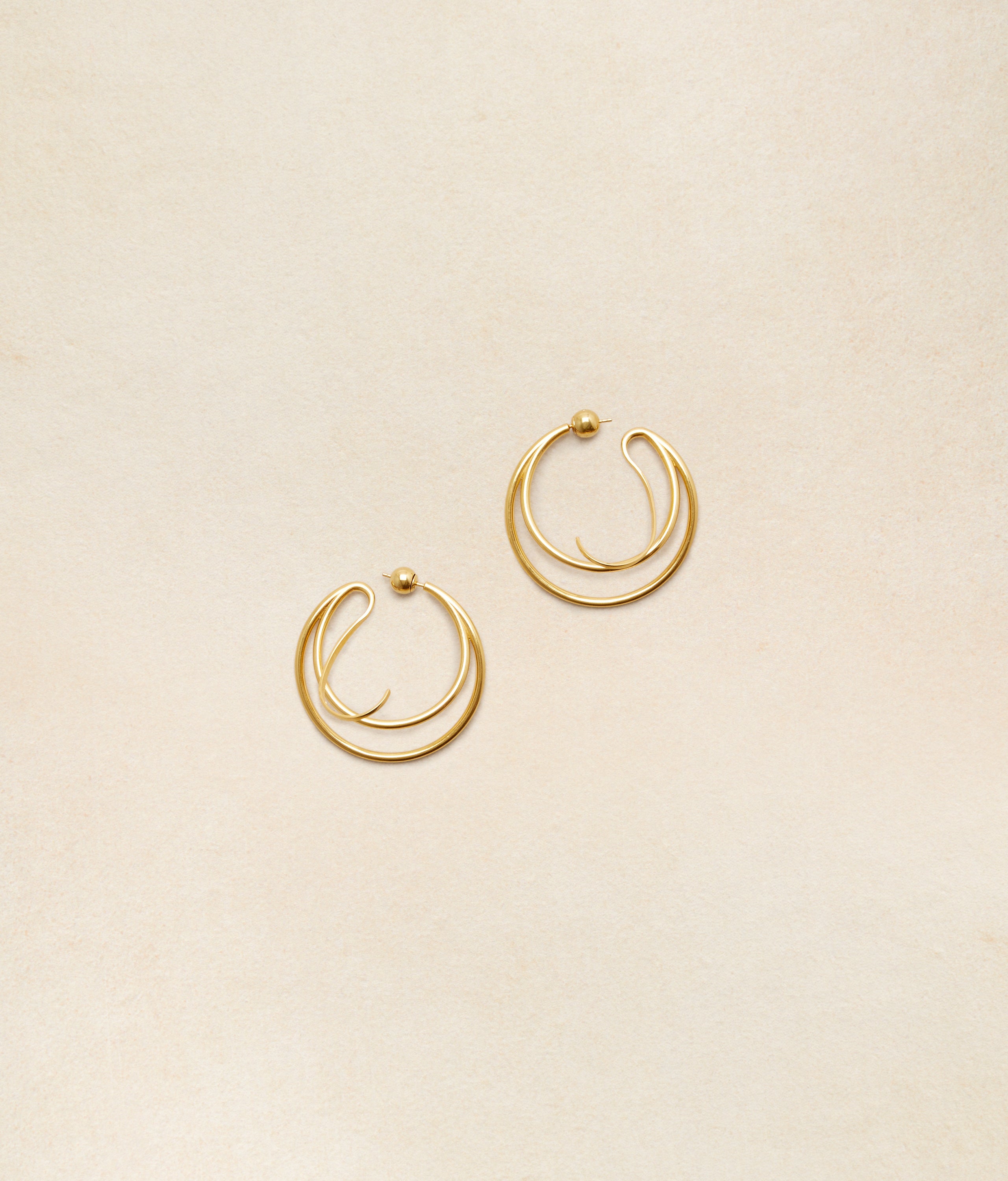 Double Kilter Hoops Gold