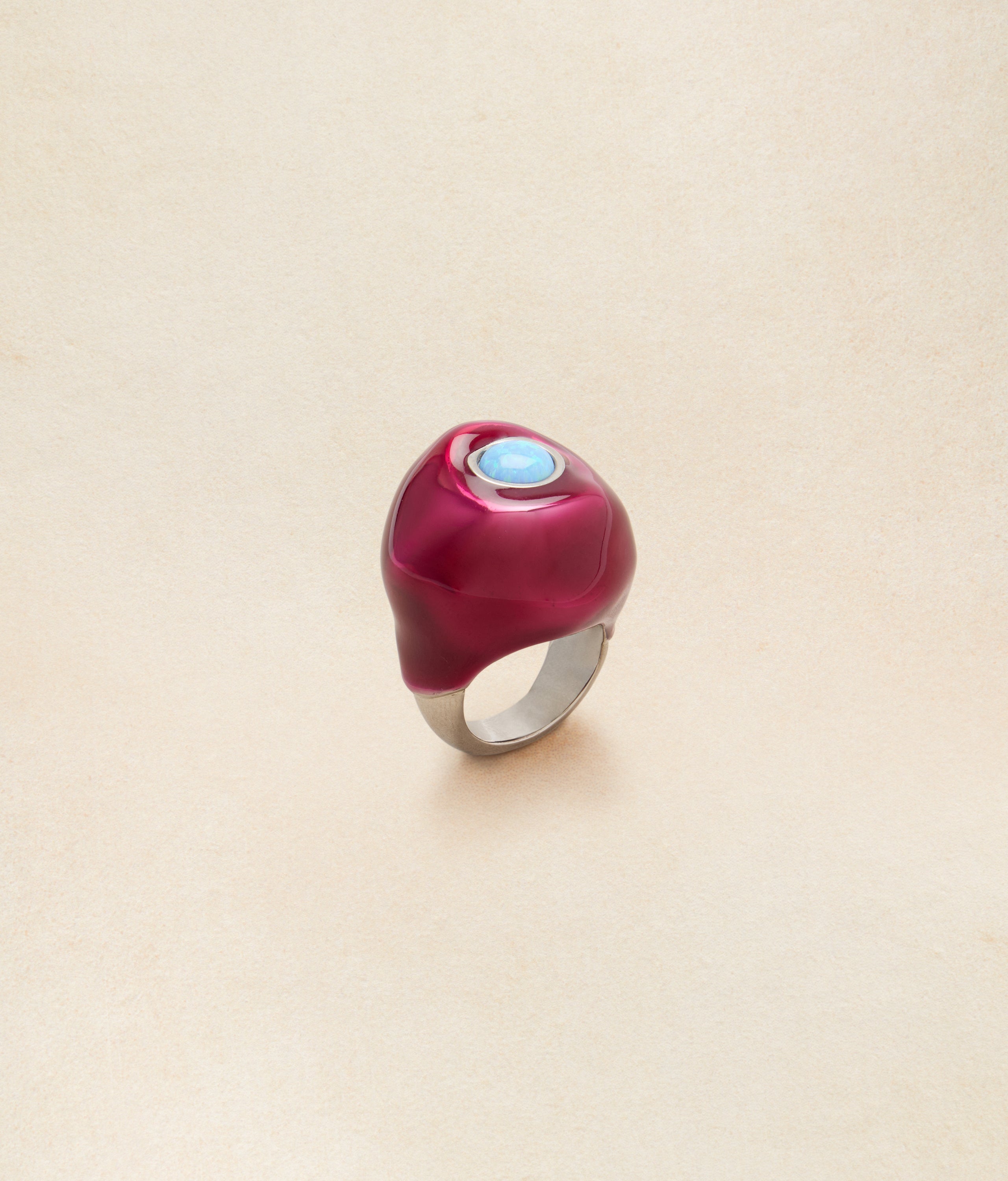 Lava Cocktail Ring Cherry